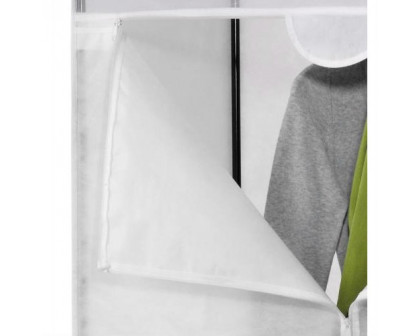 FaFurn - Portable Closet Clothes Organizer Wardrobe in White