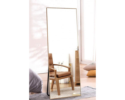 FaFurn - Modern Full Length Floor Mirror with Stand Or Wall Mount