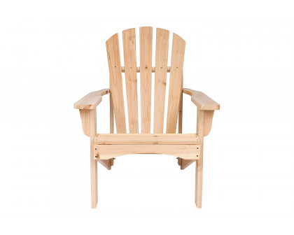 FaFurn - Ergonomic Natural Cedar Wood Adirondack Chair