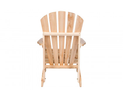 FaFurn - Ergonomic Natural Cedar Wood Adirondack Chair