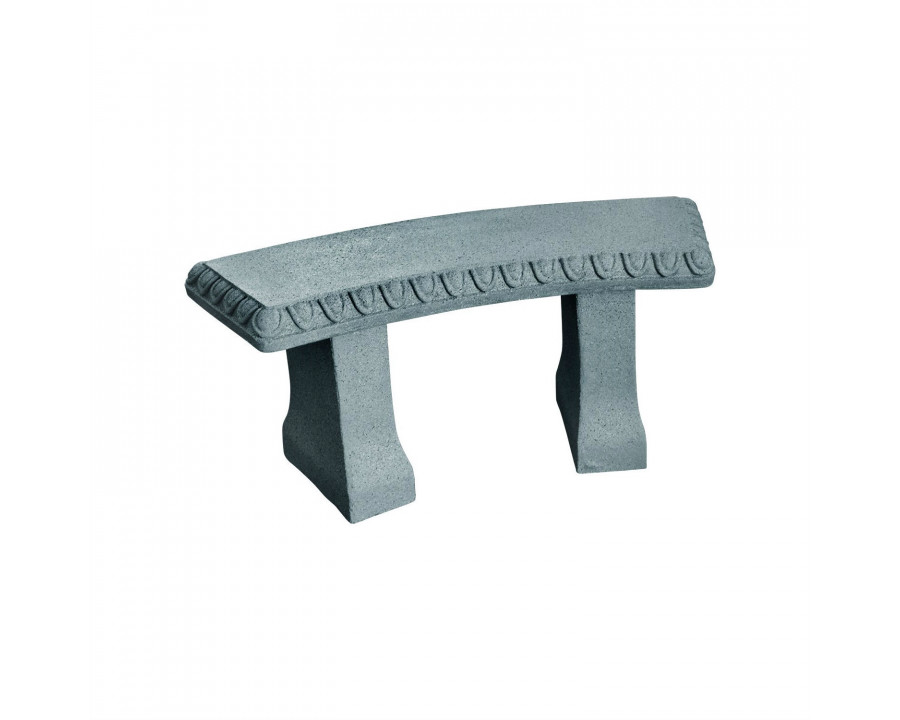 FaFurn - Garden Bench in Gray, Granite/Resin