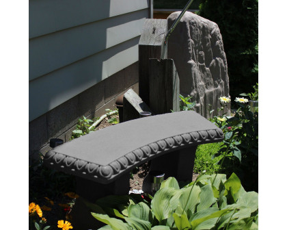 FaFurn - Garden Bench in Gray, Granite/Resin