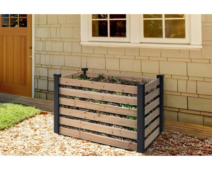 FaFurn - Outdoor Cedar Wooden Compost Bin