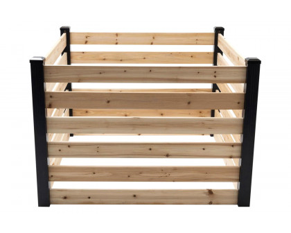 FaFurn - Outdoor Cedar Wooden Compost Bin