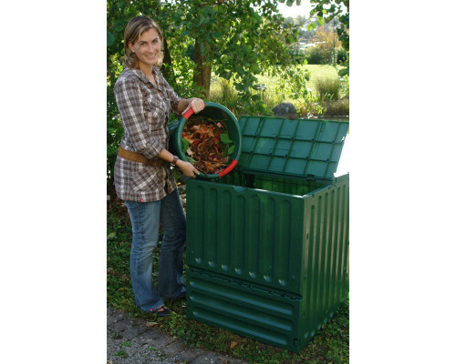 FaFurn - Outdoor Composting 110-Gallon Green Composter Recycle Plastic