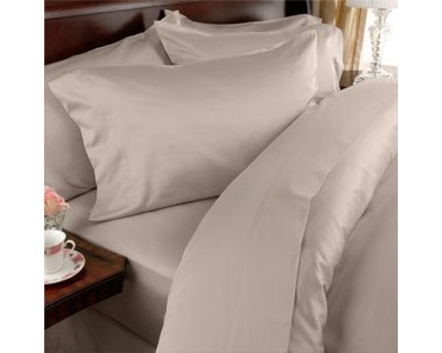 FaFurn - Full Size Sheet Set in Beige, Microfiber