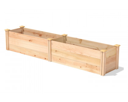 FaFurn Farmhouse Narrow Wood Raised Garden Bed - Tall