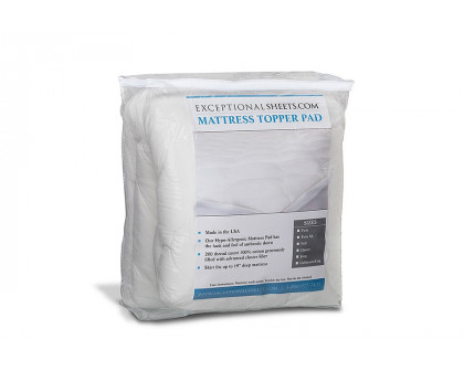 FaFurn - King Size Extra Plush Mattress Pad Hypo-Allergenic