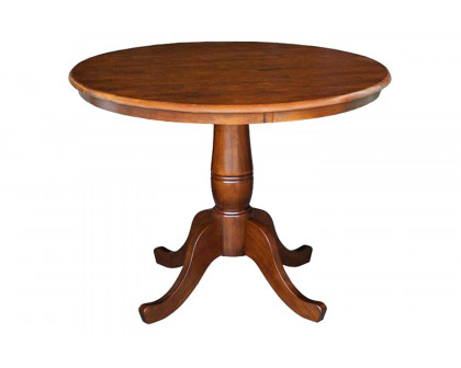 FaFurn - Round Solid Wood Kitchen Dining Table