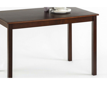 FaFurn - Classic 45 X 28 Inch Wooden Dining Table in Espresso Finish