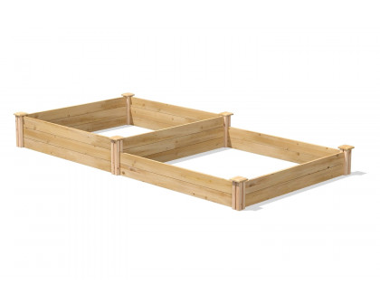 FaFurn Cedar Wood Raised Garden Bed - 2 Tier