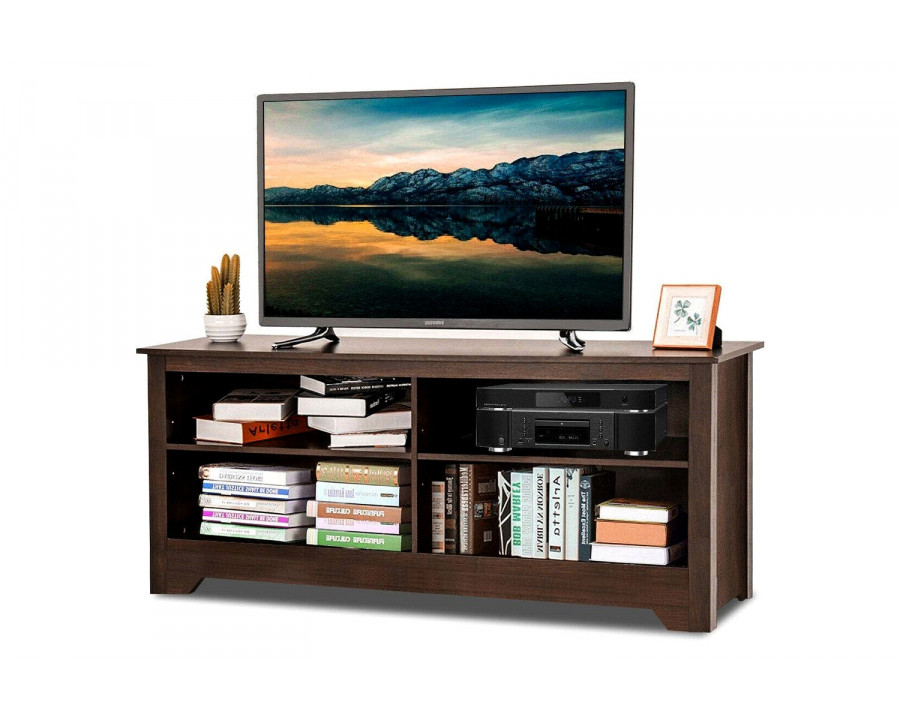 FaFurn Contemporary TV Stand For Up To 60-Inch TV - Espresso