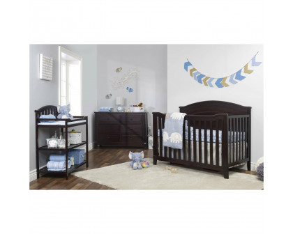 FaFurn - 3-Piece Nursery Furniture Set in Espresso, Wood