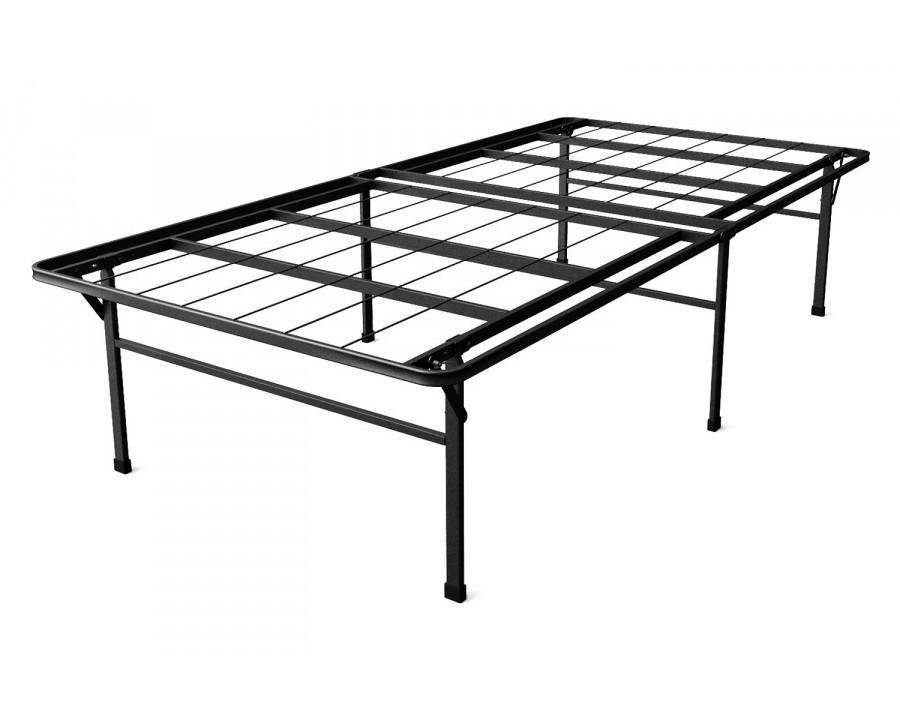 FaFurn - Twin Xl Heavy Duty 18-Inch High Rise Metal Platform Bed Frame