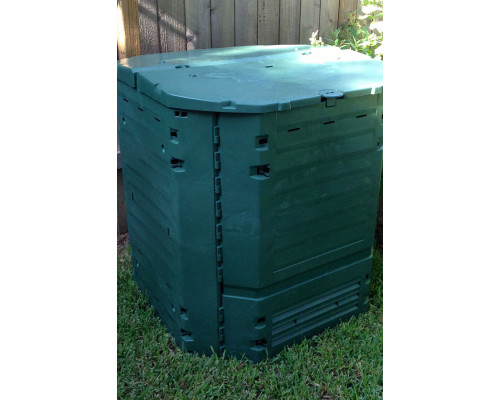 FaFurn - Heavy Duty Plastic 32-Cubic Ft. Home Compost Bin Compooster