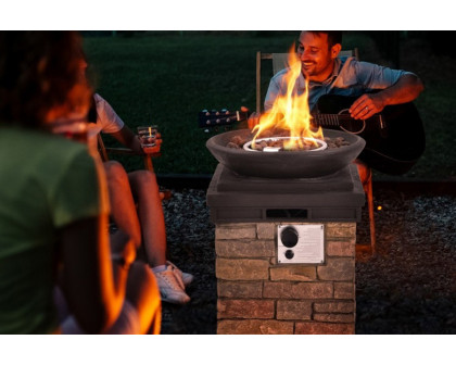 FaFurn - Outdoor Propane Fire Bowl Fire Pit Patio Heater