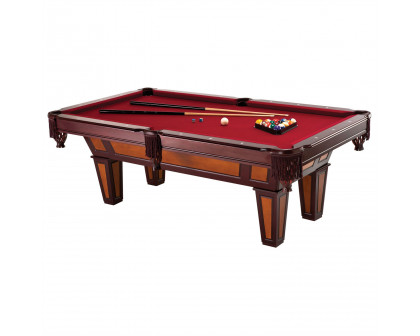 FaFurn - Pool Table with Wool Top and Fringe Drop Pockets