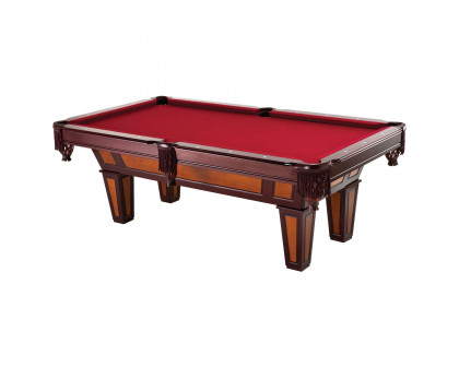 FaFurn - Pool Table with Wool Top and Fringe Drop Pockets