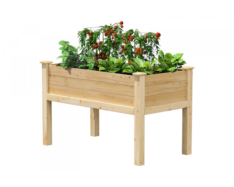 FaFurn Farmhouse Elevated Victory Garden Bed - 31-in