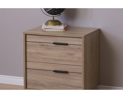 FaFurn - Modern Bedroom Nightstand in Wood Finish