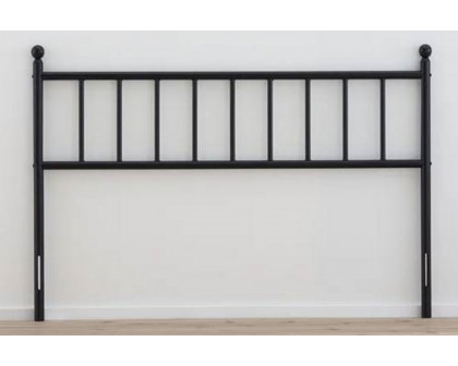 FaFurn Traditional Farmhouse Headboard in Metal Finish - Full Size