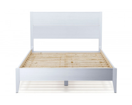 FaFurn - Mid Century Slatted Platform Bed