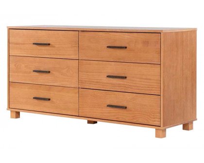 FaFurn - Modern Farmhouse Solid 6 Drawers Double Dresser