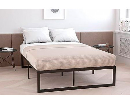 FaFurn Twin Size Platform Bed - Black, Metal