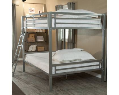 FaFurn - Bunk Bed with Ladder and Safety Rails