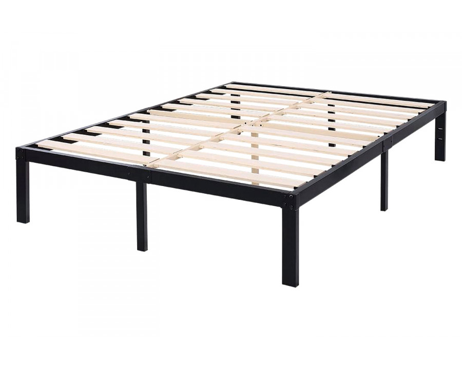 FaFurn - Heavy Duty Metal Platform Bed Frame with Wood Slats 3,500 Lbs Weight Limit