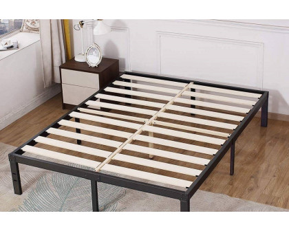 FaFurn - Heavy Duty Metal Platform Bed Frame with Wood Slats 3,500 Lbs Weight Limit