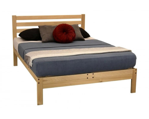 FaFurn - Farmhome Natural Platform Bed in Queen Size