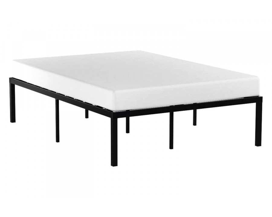 FaFurn Modern 16-Inch Heavy Steel Metal Platform Bed Frame - Full Size