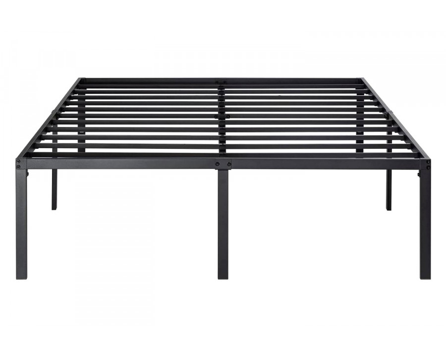 FaFurn 18-Inch Metal Platform Bed Frame with Under-Bed Storage Space - Full Size