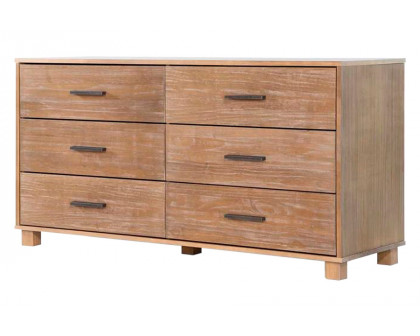 FaFurn - Modern Farmhouse Solid 6 Drawers Double Dresser