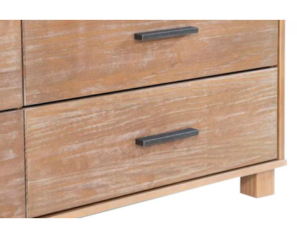 FaFurn Modern Farmhouse Solid 6 Drawers Double Dresser - Pine, Wood