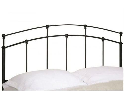 FaFurn - Full/Queen Size Arch Headboard in Black Metal Finish