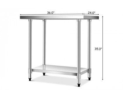 FaFurn - Commercial Kitchen Stainless Steel Work Table