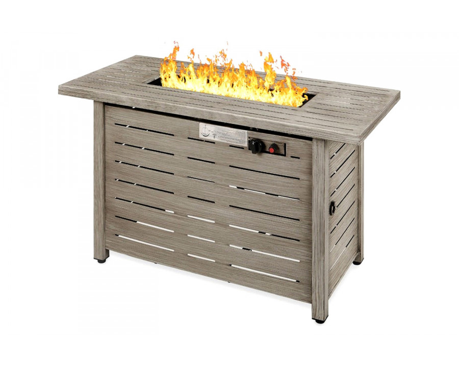 FaFurn - Outdoor Heating Steel Lp Gas Propane Fire Pit with Auto Ignition