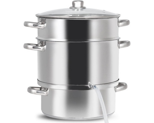 FaFurn - 11 Quart Steamer/Fruit Vegetable Juicer in Stainless Steel