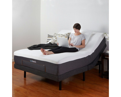 FaFurn - Adjustable Full Size Bed Base with Wireless Remote Massage and USB Port