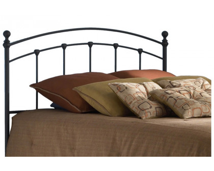 FaFurn - Full Size Matte Black Metal Headboard