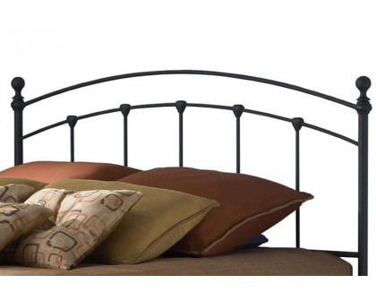 FaFurn - Full Size Matte Black Metal Headboard