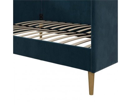 FaFurn - Modern Full Size Daybed in Navy Blue