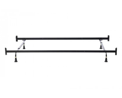 FaFurn Adjustable Metal Bed Frame with Headboard Footboard Brackets - Twin Size/Full