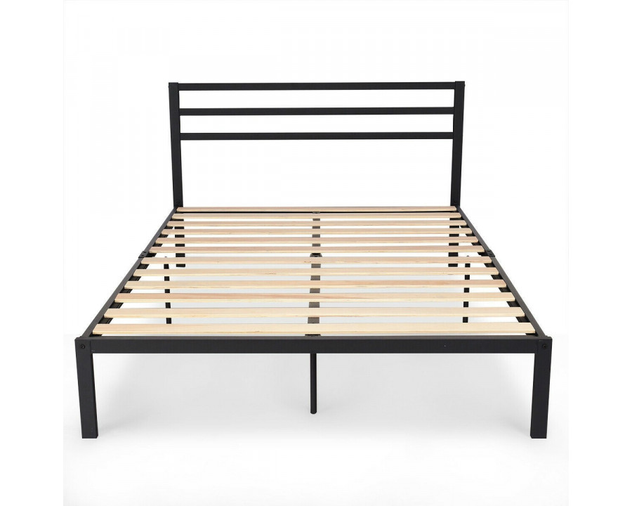 FaFurn - Platform Bed Frame with Headboard