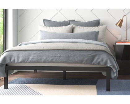 FaFurn Metal Platform Bed Frame with Wood Slats 700 Lbs Weight Capacity - Full Size