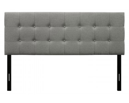 FaFurn - Contemporary Button-Tufted Headboard