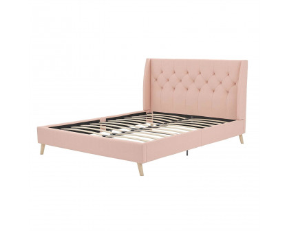 FaFurn Platform Bed Frame - Pink