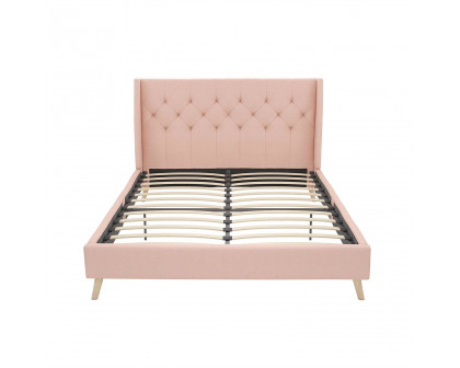 FaFurn Platform Bed Frame - Pink